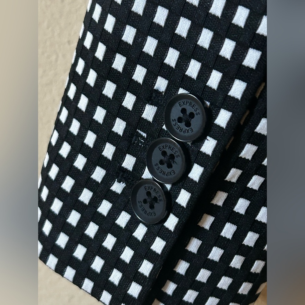 Editor Studio Stretch Fitted Two Button Blazer Bl… - image 7